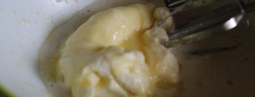 песочный пирог с творогом и хурмой. Шаг 2