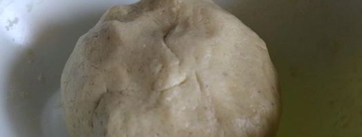 песочный пирог с творогом и хурмой. Шаг 5