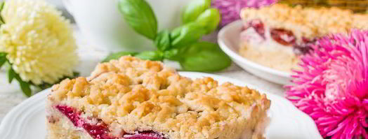 песочный сливовый пирог. Шаг 12