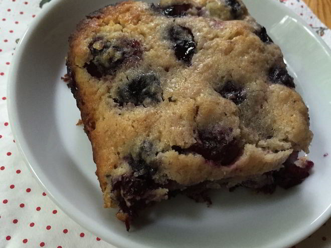 Рецепт пирога черничного рай