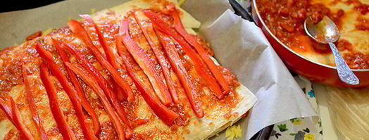 пирог из лаваша. Шаг 8