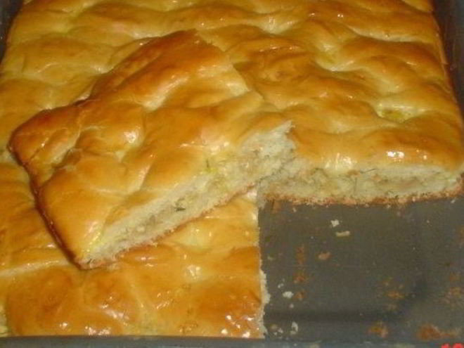 Рецепт пирога на дрожжевом тесте с курицей и картофелем
