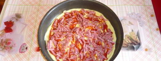 пирог на сковороде несладкий. Шаг 10