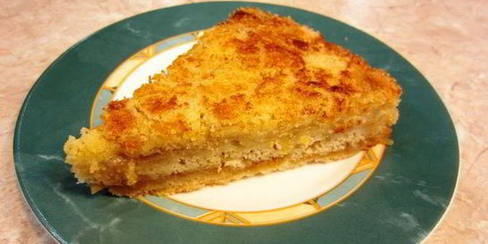 Пирог насыпной яблочный