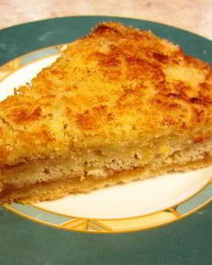 Пирог насыпной яблочный