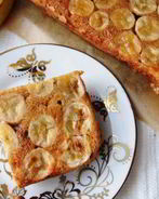 Пирог-перевертыш с бананами