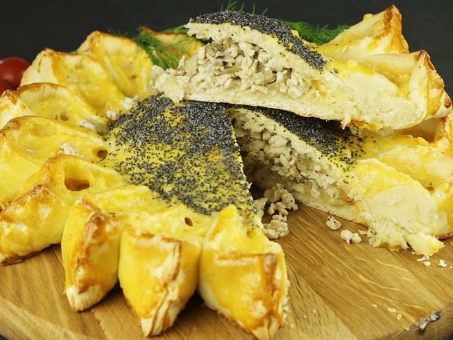 Рецепт пирога подсолнух