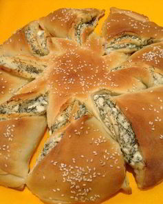 Пирог с брынзой