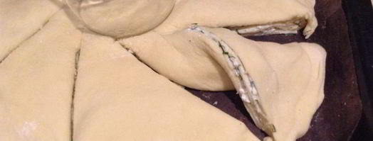 пирог с брынзой. Шаг 11