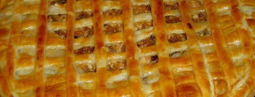 пирог с фаршем и сыром прощай талия. Шаг 11