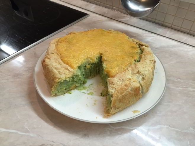 Рецепт пирог с картофелем и брокколи