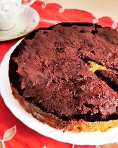 Пирог с консервированными ананасами к чаю