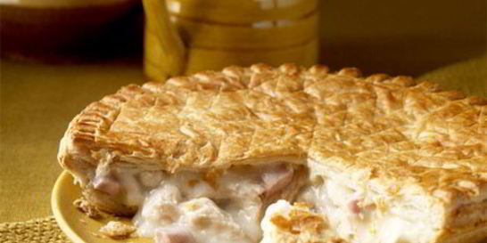 Пирог с курицей в духовке