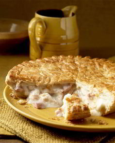 Пирог с курицей в духовке