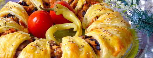 пирог с курицей. Шаг 12