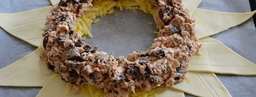 пирог с курицей. Шаг 8