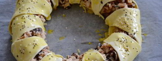 пирог с курицей. Шаг 9