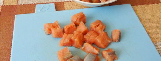 пирог с лососем и моцареллой. Шаг 2