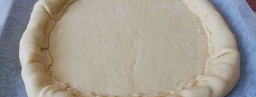 пирог с лососем и моцареллой. Шаг 13