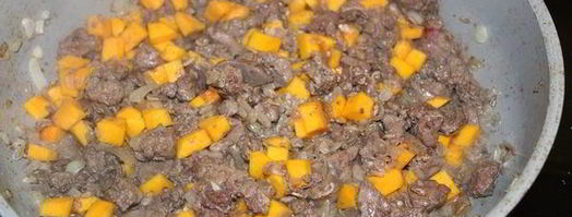 пирог с печенью, рисом и тыквой. Шаг 5