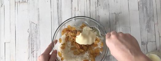 пирог с рисом и изюмом. Шаг 3