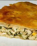 Пирог с сулугуни и зеленью