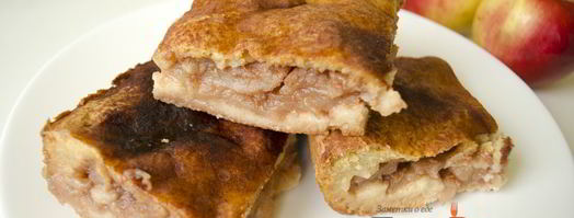 пирог с яблоками и творогом. Шаг 19