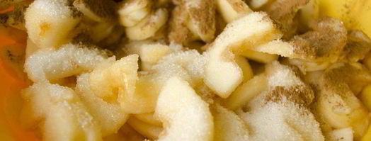 пирог с яблоками и творогом. Шаг 8