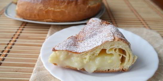 Пирог с заварным кремом