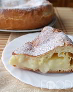 Пирог с заварным кремом