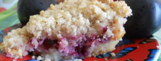 пирог со сливами и персиками. Шаг 5