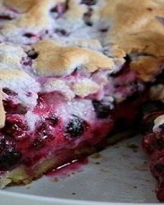 Пирог со смородиной