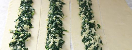 пирог улитка со шпинатом. Шаг 4