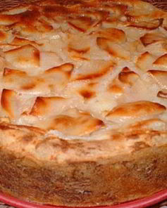 Пирог Вверх дном с яблоками