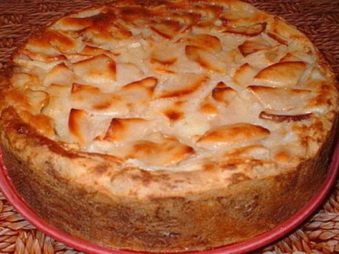 Рецепт пирога вверх дном с яблоками
