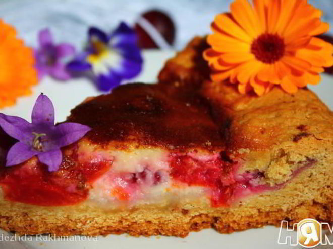 Рецепт пирог застенчивая слива