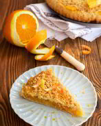 Постный апельсиновый пирог
