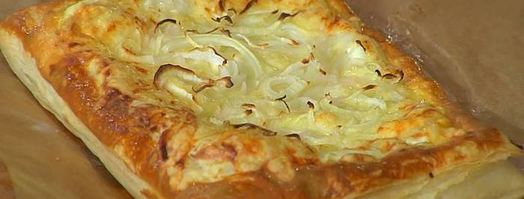 простой сырный пирог с луком. Шаг 9