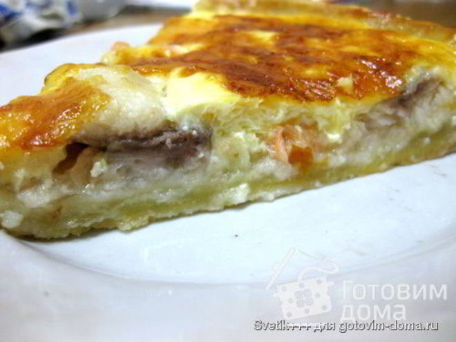 Рецепт рыбного киша