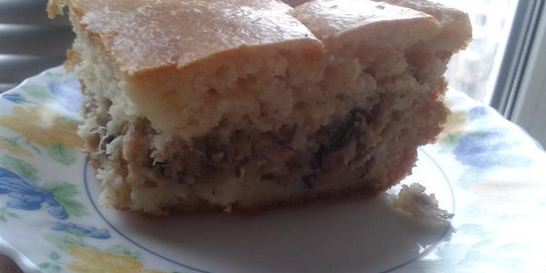 Рыбный пирог По деревенски