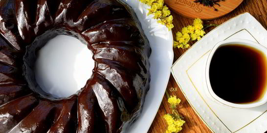 Шоколадный чайный пирог