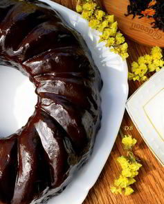 Шоколадный чайный пирог