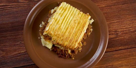 Сырный пирог с мясом