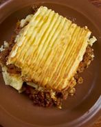 Сырный пирог с мясом