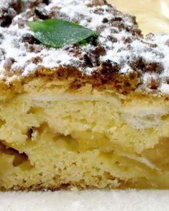 Тертый яблочный пирог