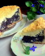 Творожный пирог с маком