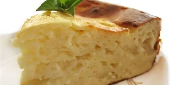 Творожный пирог с яблоками