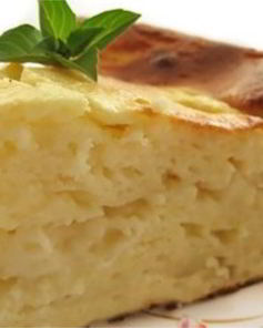 Творожный пирог с яблоками