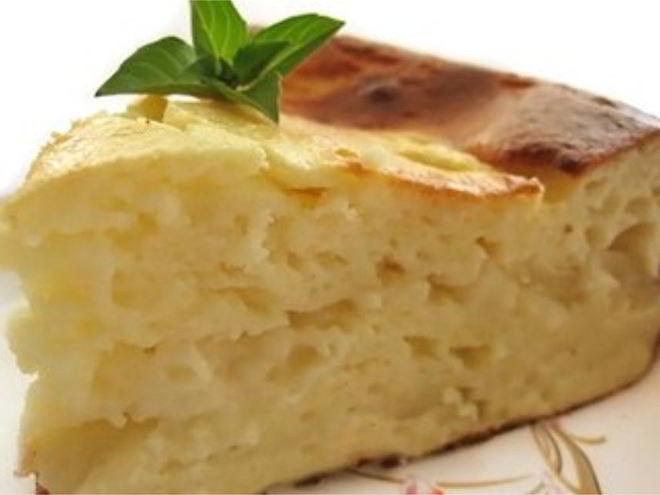 Рецепт творожного пирога с яблоками