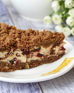 Творожный торфяной пирог с черносливом